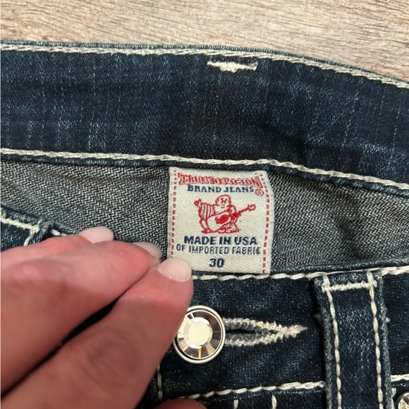 True Religion Disco Joey rhinestone pocket jeans size 30 - Picture 5 of 7